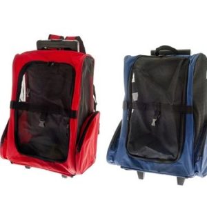 Zaino-trolly trasportino con ruote e maniglia