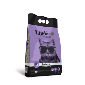 Lettiera Lindocat agglomerante bianca con lavanda e olio di Argan 10 lt