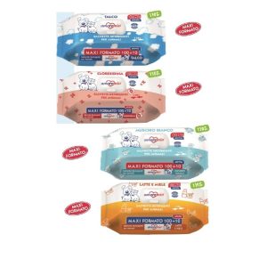 Salviette detergenti maxi formato 100+10