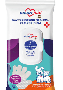 Guanto detergente alla clorexidina